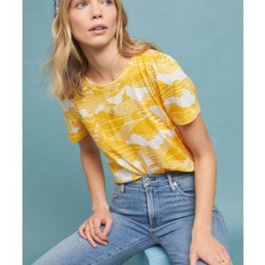 NWT Anthropologie Conversation Tee in Come Sail Away